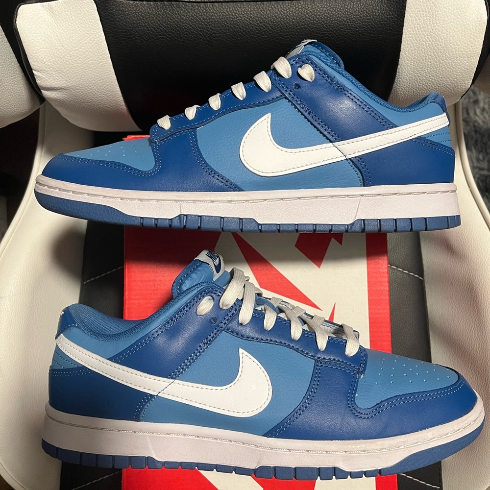 Nike Dunk Low Dark Marina Blue Size 9 Mens - Picture 2 of 10